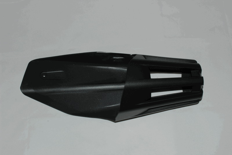 облицовка декоративная воздуховода левая (черный / SILVER BLACK)