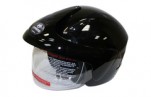 Открытый шлем V520 глянцевый (черный)