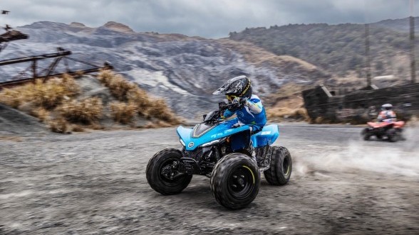 cfmoto cforce 110 голубого цвета тест драйв