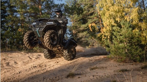 квадроцикл cforce 600 s eps трюки