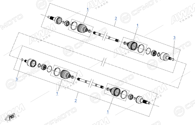 ПЕРЕДНИЙ ПРИВОД В СБОРЕ